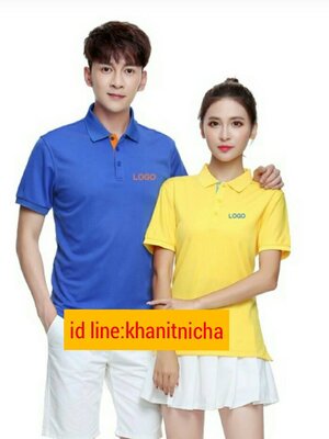 เสื้อยืดคอปกโปโล เสื้อโปโล ชุดฟอร์มพนักงาน
