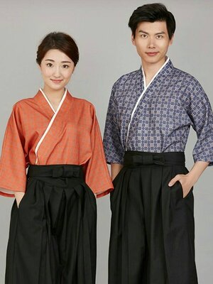 เครื่องแบบพนักงานเสริฟ ชุดฟอร์มพนักงานร้านอาหารญี่ปุ่น เกาหลี
