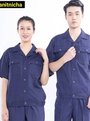 ชุดช่าง ชุดช่างวิศวกร ช่างกลโรงงาน ชุดช่างก่อสร้างแถบสะท้อนแสง