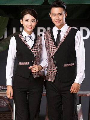 เสื้อกั๊กพนักงานไนท์คลับ บาร์ พนักงานโรงหนัง โรงละคร