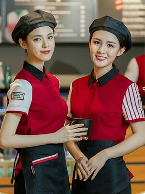 ชุดพนักงานร้านอาหาร ร้านกาแฟ โรงแรม รีสอร์ท
