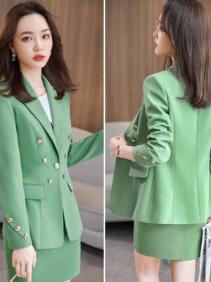 ชุดสูท ชุดออฟฟิศ ชุดพนักงานต้อนรับโรงแรม ชุดพนักงานคลินิกความงาม