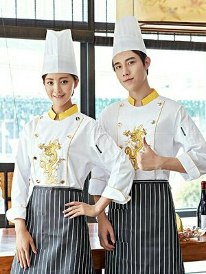 เสื้อเชฟ พ่อครัว แม่ครัว กุ๊ก