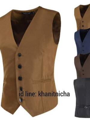 เสื้อกั๊ก เสื้อกั๊กพนักงานผับ บาร์ ร้านอาหาร