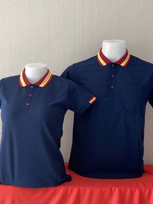เสิ้อยืดปกโปโล เสื้อโปโลแขนสั้น เสื้อฟอร์มพนักงาน พร้อมส่ง