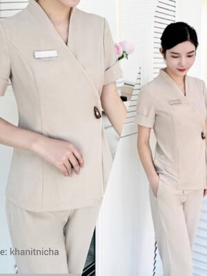 ชุดนวดสปา ช่างเสริมสวย ช่างทำเล็บ ซาวน่า ชุดคลินิกความงาม