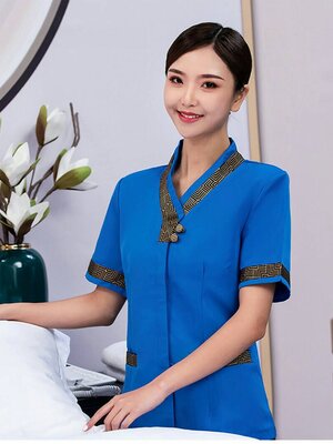 เสื้อพนักงานทำความสะอาด เสื้อพนักงานโรงแรม พ่อบ้าน แม่บ้าน