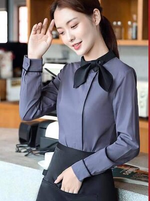 ชุดพนักงานร้านกาแฟ ชุดพนักงานร้านอาหาร โรงแรม รีสอร์ท