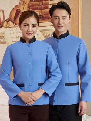 ชุดพนักงานทำความสะอาด เสื้อแม่บ้าน เบลบอย