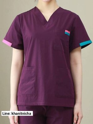 ชุดสครับแบบยืดหยุ่นสำหรับชายหญิง ชุดผ่าตัดแห้งเร็วสำหรับห้องผ่าตัด, ชุดพยาบาลทางการแพทย์และทันตกรรม