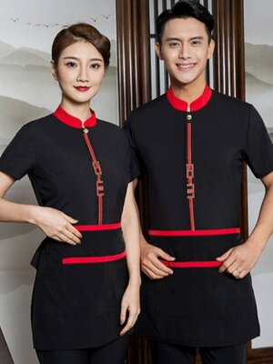 ชุดพนักงานต้อนรับ ชุดพนักงานเสริฟ ชุดพนักงานร้านอาหาร