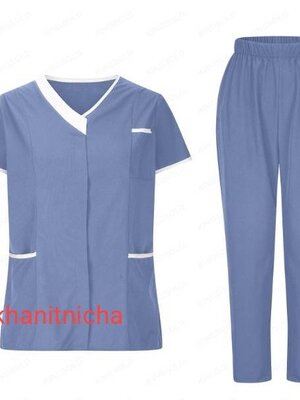 ชุดพี่เลี้ยงเด็ก ชุดเจ้าหน้าที่สาธารณสุข ชุดพนักงานคลินิก ชุดหมอ ชุดพยาบาล