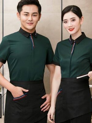 เสื้อพนักงานเสริฟ เสื้อพนักงานร้านอาหาร เสื้อพนักงานต้อนรับ