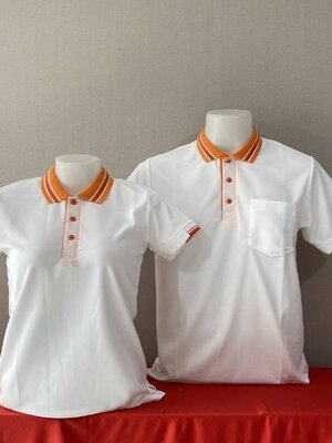 เสิ้อยืดปกโปโล เสื้อโปโลแขนสั้น เสื้อฟอร์มพนักงาน พร้อมส่ง