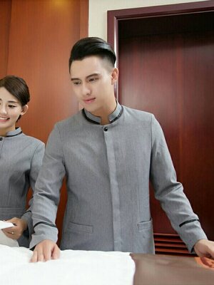 เสื้อแม่บ้าน พ่อบ้าน พนักงานทำความสะอาด