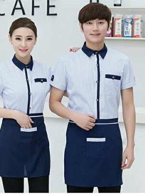 ชุดพนักงานเสริฟ ร้านอาหาร ร้านกาแฟ โรงแรม รีสอร์ท