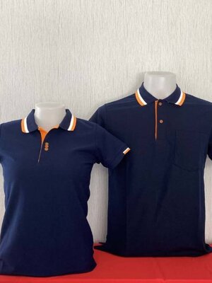 เสิ้อยืดปกโปโล เสื้อโปโลแขนสั้น เสื้อฟอร์มพนักงาน พร้อมส่ง