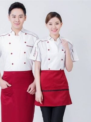 เสื้อเชฟ เสื้อพ่อครัว แม่ครัว เสื้อพนักงานเสริฟ