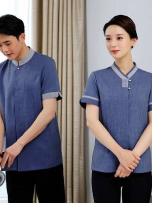 เสื้อแม่บ้านโรงแรม เสื้อพนักงานทำความสะอาด เสื้อพนักงานโรงแรม