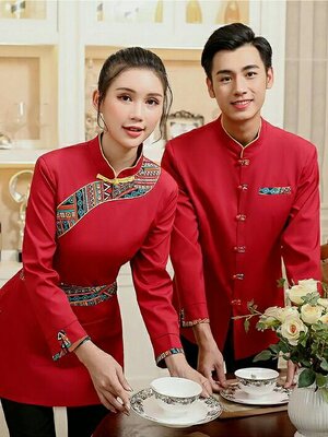 เสื้อพนักงานร้านอาหาร โรงแรม รีสอร์ท
