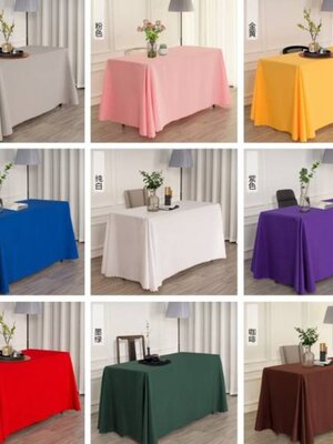 ผ้าคลุมโต๊ะสำเร็จรูป ผ้าคลุมโต๊ะโรงแรม