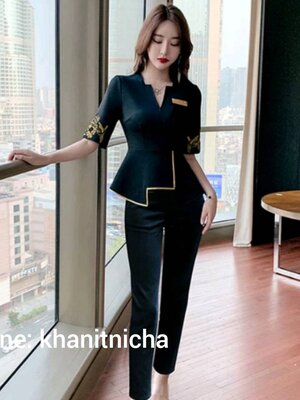 ชุดยูนิฟอร์มซาวน่า สำหรับเสริมสวย โรงแรม ห้องแช่เท้า นวด