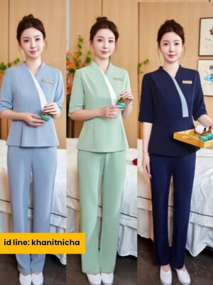 ชุดนวดสปา ชุดซาวน่า ซาลอน เสริมสวย