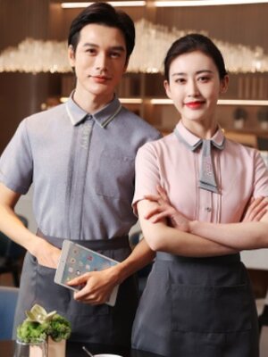 ชุดฟอร์มพนักงานร้านอาหาร ชุดพนักงานเสริฟ ชุดพนักงานร้านกาแฟ ชุดพนักงานเสริฟชายหญิง