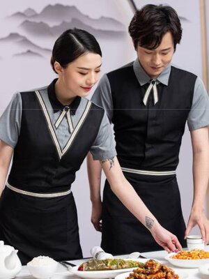 เสื้อพนักงานเสริฟ เสื้อพนักงานต้อนรับ เสื้อพนักงานร้านอาหาร