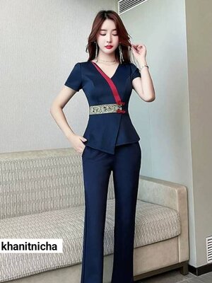 ชุดนวดสปา ชุดพนักงานนวด ชุดพนักงานซาวน่า เสริมสวย