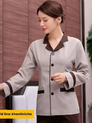 ชุดพนักงานทำความสะอาด เสื้อแม่บ้าน ชุดแม่บ้านโรงแรม