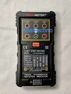 หลักการทำงานของเครื่องวัดลำดับเฟส Phase Sequence Tester