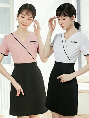 ชุดนวดสปา ชุดคลินิกความงาม ชุดพนักงานต้อนรับ