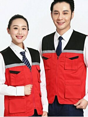 เสื้อกั๊กช่าง ชุดฟอร์มช่าง ชุดช่างไฟฟ้า วิศวกร ช่างโรงงาน