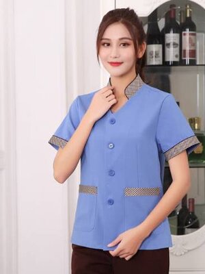 เสื้อแม่บ้าน พ่อบ้าน เสื้อพนักงานทำความสะอาด