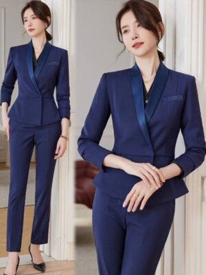 ชุดสูท ชุดพนักงานต้อนรับ ชุดคลินิกความงาม