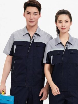 ชุดช่าง ชุดช่างวิศวกร ชุดช่างโรงงาน ชุดช่างก่อสร้างแถบสะท้อนแสง ยูนิฟอร์มช่าง