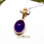 จีพลอยสีม่วง Amythyst เม็ดเดี่ยว ชิ้นเล็ก สวมใส่ได้ทุกวัน