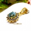 จี้พลอยเพทาย Blue Zircon สีสวยน้ำงาม งานคลาสสิก น่ารัก