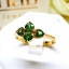 แหวนพลอยซาร์โวไรท์ Tsavorite สีสวยสด วงเล็กน่ารักในราคาเบาๆ บนตัวเรือนทองแท้ทั้งตัวเรือน