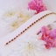 สร้อยข้อมือลายหยดน้ำพลอยทับทิม สีสวย เพชรแท้ น้ำ98 ทองแท้ 22K ทั้งตัวเรือน