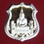 เหรียญอาร์ม หลวงพ่อโต วัดพนัญเชิง รุ่น 679 ปี เนื้อเงินพื้นทองคำ จ.อยุธยา