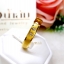 แหวนบุษราคัม Yellow Sapphire เจียรเหลี่ยม Baguette ประดับฝังเล่นลูกเล่นด้วยเพชรแท้น้ำงาม ฝังเรียบไร้หนาม
