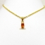 จี้บุษราคัม Yellow Sapphire เจียรเหลียมพรินเซสส์ ชิ้นเล็กน่ารัก สวมใส่ได้ทุกวัน