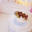 แหวนพลอยแท้ Fancy Sapphire (เนื้อแข็ง) ออกแบบทรงลายดอก Clover ที่มีความหมายว่า Good Luck