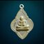 เหรียญพระสังกัจจายน์ (วัดรัตรวนาราม)วัดป่า พะเยา จ.เชียงราย ปี2518 เนื้อทองแดงกะไหล่เงิน