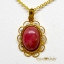 จี้ Coral สีสวยสด ทรงกลมหลังเต่า เนื้องาม ออกแบบเป็นทรงดอกไม้ ชวนหลงใหล