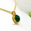 จี้พลอย Green Agate สีเขียว ชิ้นเล็กน่ารัก