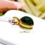 จี้พลอย Green Agate สีเขียว ชิ้นเล็กน่ารัก