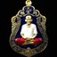 เหรียญรุ่นรวยสมปรารถนา ท่านอาจารย์โง้วกิมโค้ย วัดเวฬุวัน จ.ศรีสะเกษ ปี2563 เนื้อกะไหล่ทองลงยา กล่องเดิม